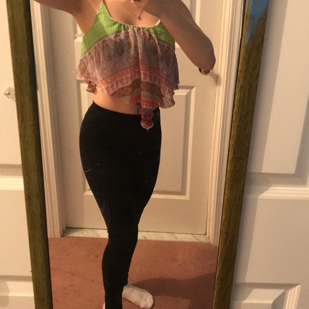 Colorful crop top